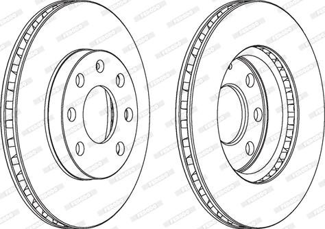 Ferodo DDF151C - Jarrulevy inparts.fi