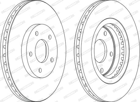 Ferodo DDF1589C-D - Jarrulevy inparts.fi