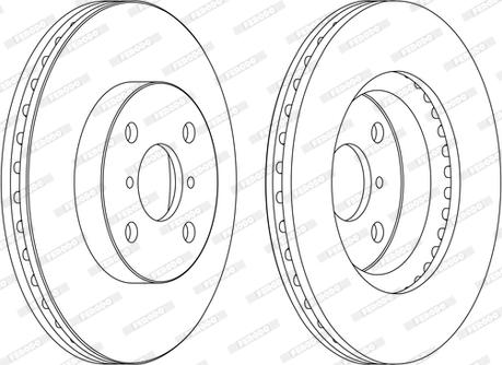 Ferodo DDF1587C-1-D - Jarrulevy inparts.fi