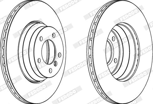 Ferodo DDF1535X - Jarrulevy inparts.fi