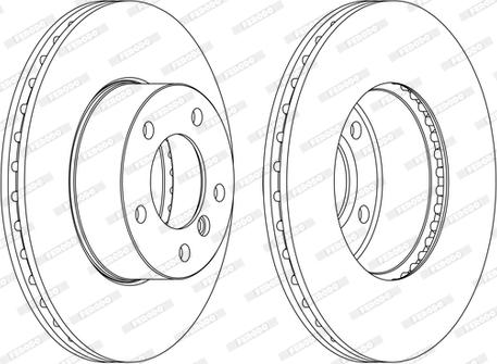 Ferodo DDF1536C-D - Jarrulevy inparts.fi