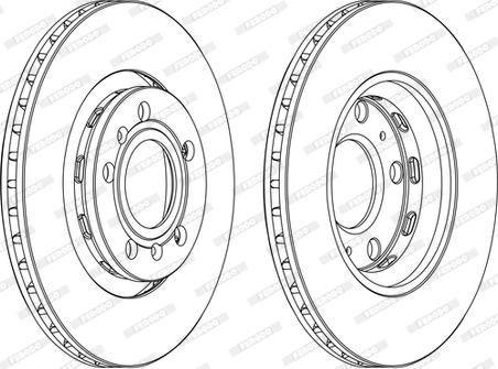 Ferodo DDF1526C-D - Jarrulevy inparts.fi