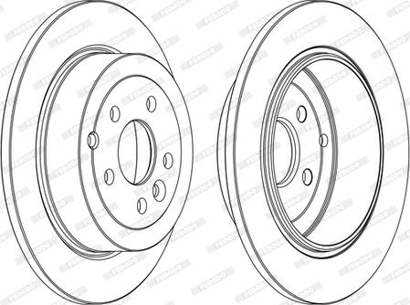 Ferodo DDF1578C-1-D - Jarrulevy inparts.fi