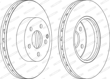 Ferodo DDF1690C-1-D - Jarrulevy inparts.fi