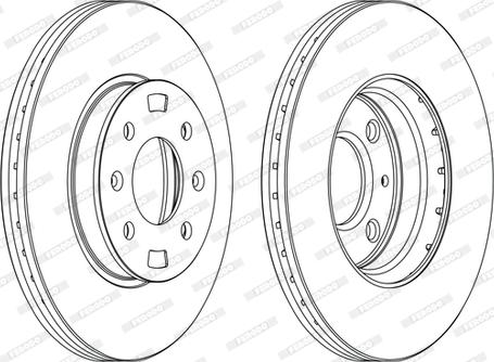 Ferodo DDF1603C-D - Jarrulevy inparts.fi