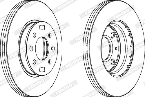 Ferodo DDF1603X - Jarrulevy inparts.fi