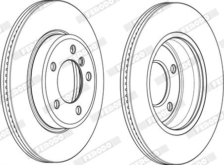 Ferodo DDF1066X - Jarrulevy inparts.fi