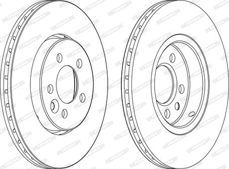 Ferodo DDF1080C - Jarrulevy inparts.fi