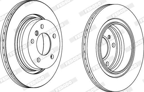 Ferodo DDF1073X - Jarrulevy inparts.fi