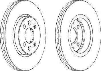 Ferodo DDF1124C-1 - Jarrulevy inparts.fi