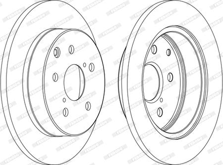 Ferodo DDF1846C-D - Jarrulevy inparts.fi