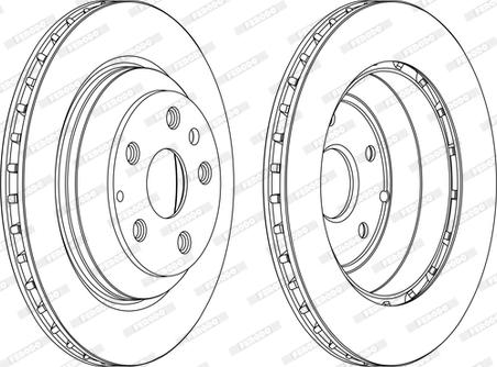 Ferodo DDF1855C-1-D - Jarrulevy inparts.fi