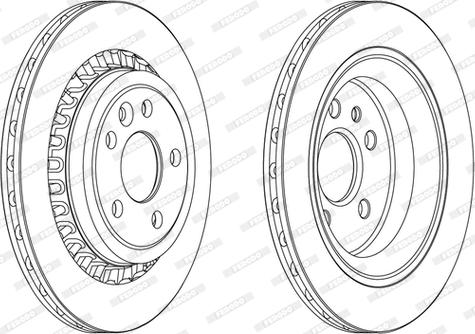 Ferodo DDF1802C-1-D - Jarrulevy inparts.fi