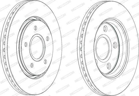 Ferodo DDF1807C - Jarrulevy inparts.fi