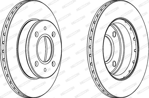 Ferodo DDF1301C - Jarrulevy inparts.fi