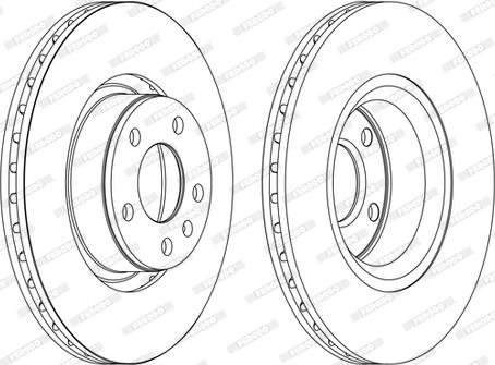 Ferodo DDF1291C-D - Jarrulevy inparts.fi