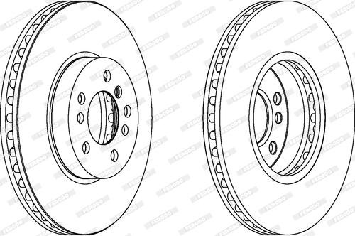 Ferodo DDF1256C - Jarrulevy inparts.fi