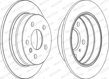 Ferodo DDF1258C-D - Jarrulevy inparts.fi