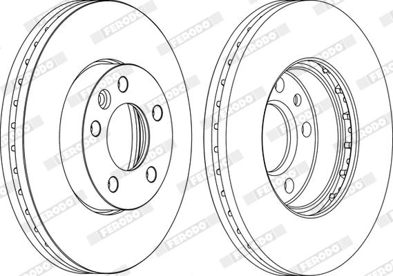 Ferodo DDF1253X - Jarrulevy inparts.fi