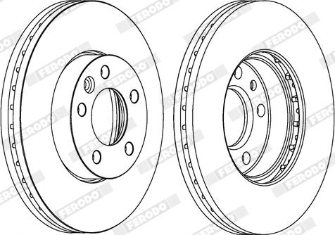 Ferodo DDF1253X - Jarrulevy inparts.fi