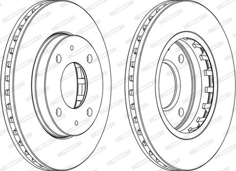 Ferodo DDF1270C-D - Jarrulevy inparts.fi