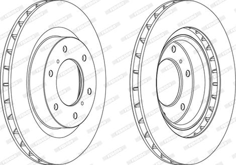 Ferodo DDF1757C - Jarrulevy inparts.fi