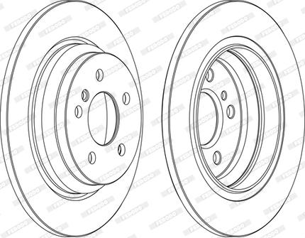 Ferodo DDF1770C-D - Jarrulevy inparts.fi