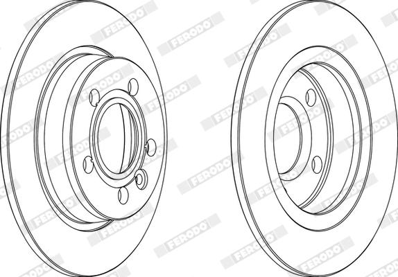 Ferodo DDF847X - Jarrulevy inparts.fi