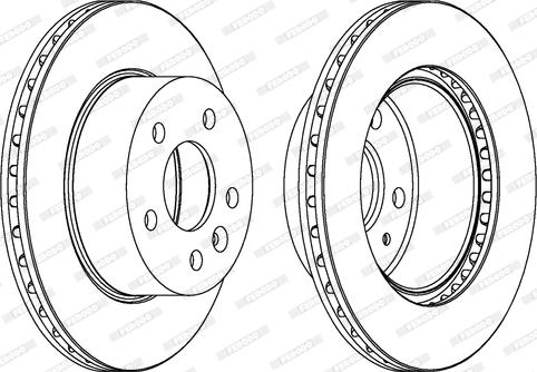 Ferodo DDF860C - Jarrulevy inparts.fi