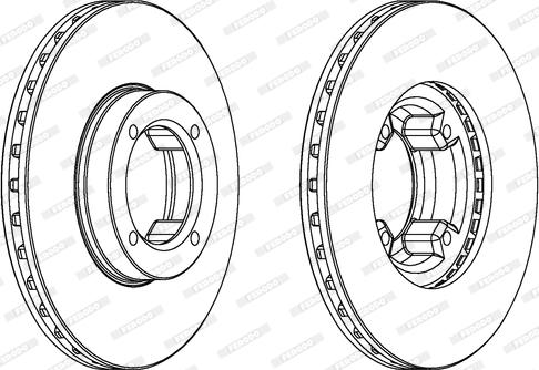 Japanparts DI-254 - Jarrulevy inparts.fi