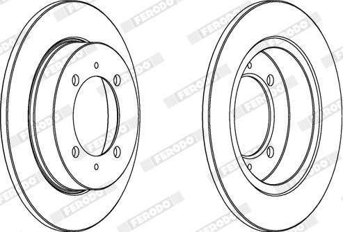 Ferodo DDF886X - Jarrulevy inparts.fi