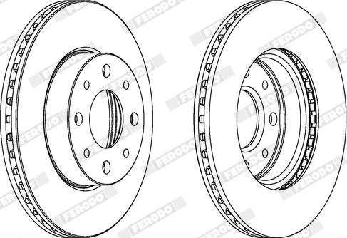 Ferodo DDF888X - Jarrulevy inparts.fi