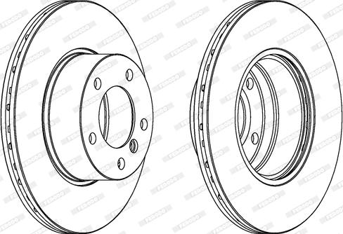 Ferodo DDF834C - Jarrulevy inparts.fi