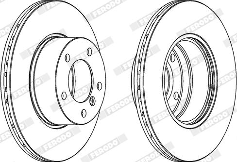 Ferodo DDF834X - Jarrulevy inparts.fi