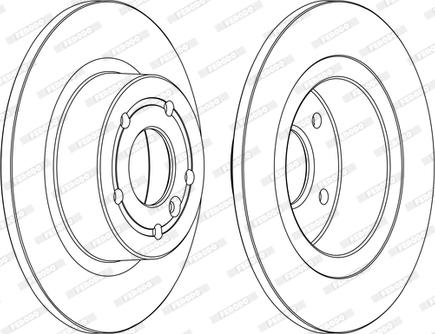 Ferodo DDF874C - Jarrulevy inparts.fi