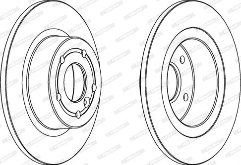 Ferodo DDF874C - Jarrulevy inparts.fi