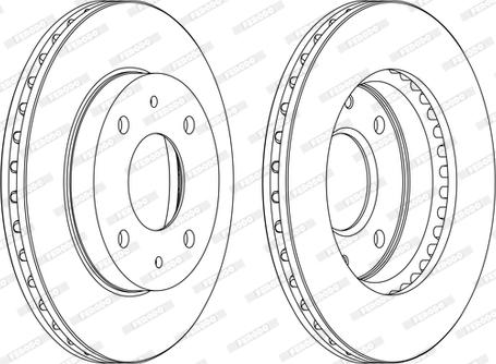 Ferodo DDF390C-D - Jarrulevy inparts.fi