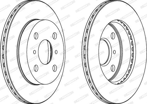 Ferodo DDF350 - Jarrulevy inparts.fi