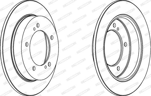 Ferodo DDF351C - Jarrulevy inparts.fi