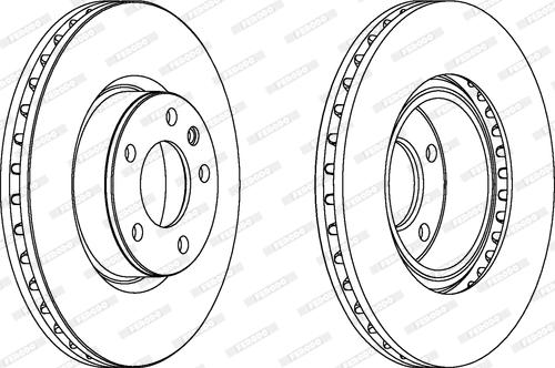 Ferodo DDF330C - Jarrulevy inparts.fi