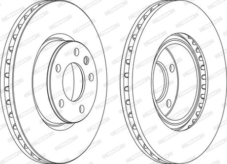 Ferodo DDF330C - Jarrulevy inparts.fi