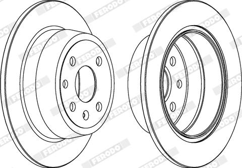 Ferodo DDF331X - Jarrulevy inparts.fi