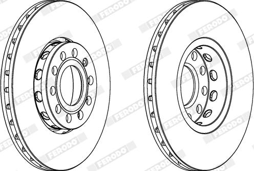 Ferodo DDF320X - Jarrulevy inparts.fi