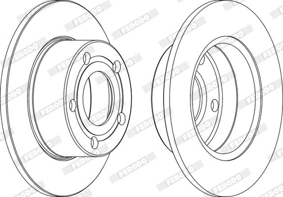 Ferodo DDF321X - Jarrulevy inparts.fi