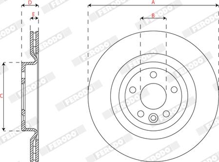 Ferodo DDF2996C - Jarrulevy inparts.fi