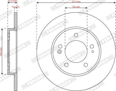 Ferodo DDF2983C - Jarrulevy inparts.fi