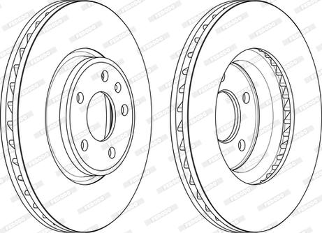 Ferodo DDF2596C-1 - Jarrulevy inparts.fi