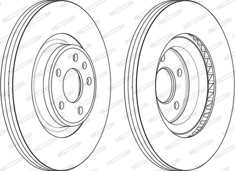 Ferodo DDF2597C-1 - Jarrulevy inparts.fi