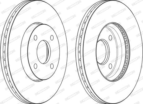 Ferodo DDF2548C - Jarrulevy inparts.fi