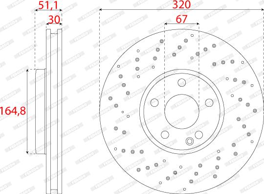 Ferodo DDF2559C - Jarrulevy inparts.fi